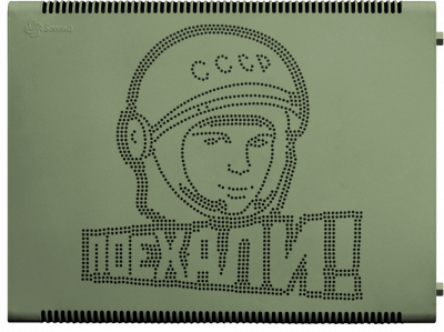 Радиатор Sereno SLK-S в:64,5 х д:85 х г:7,5 см RAL6021 BP - боковое правое (3/4") Гагарин Черный